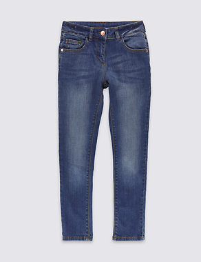 Cotton Skinny Fit Jeans with Stretch (3-14 Years) Image 2 of 4