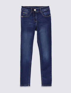 Cotton Skinny Jeans with Stretch (3-14 Years) Image 2 of 3