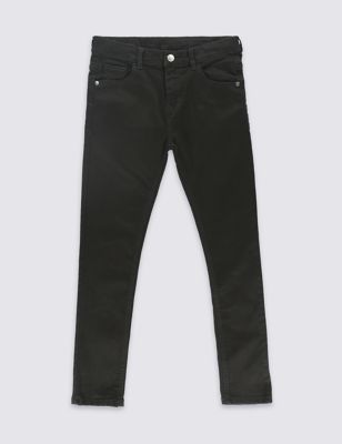 Cotton Skinny Leg Jeans with Stretch (3-14 Years) Image 2 of 4