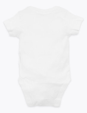 Cotton So Very Loved Slogan Bodysuit (7lbs-12 Mths) Image 2 of 3