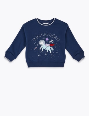 unicorn sequin sweatshirt
