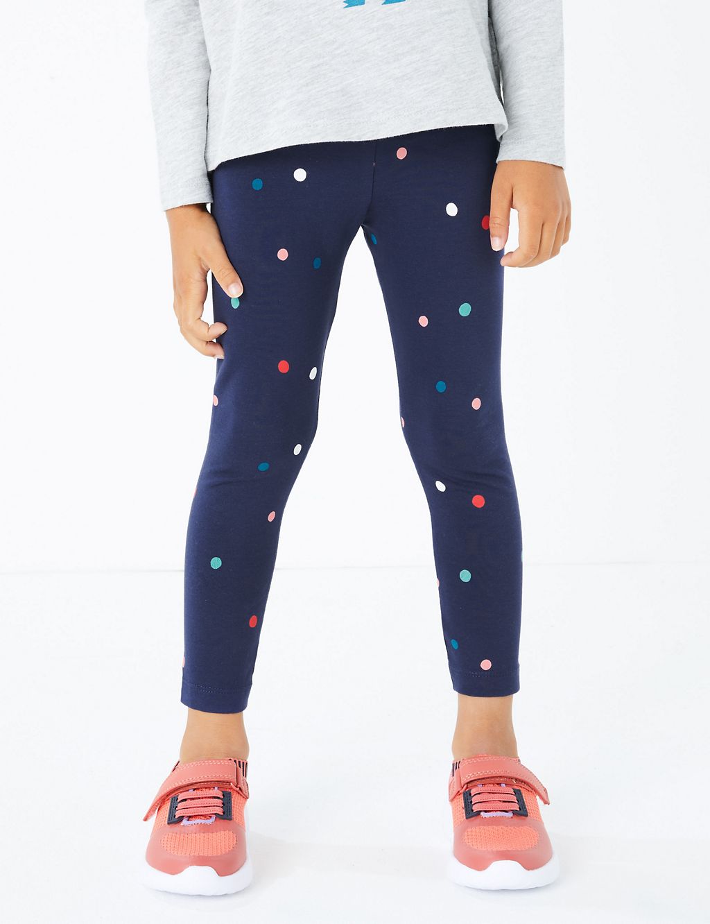 Cotton Spot Print Leggings (3 Months - 7 Years) 4 of 5