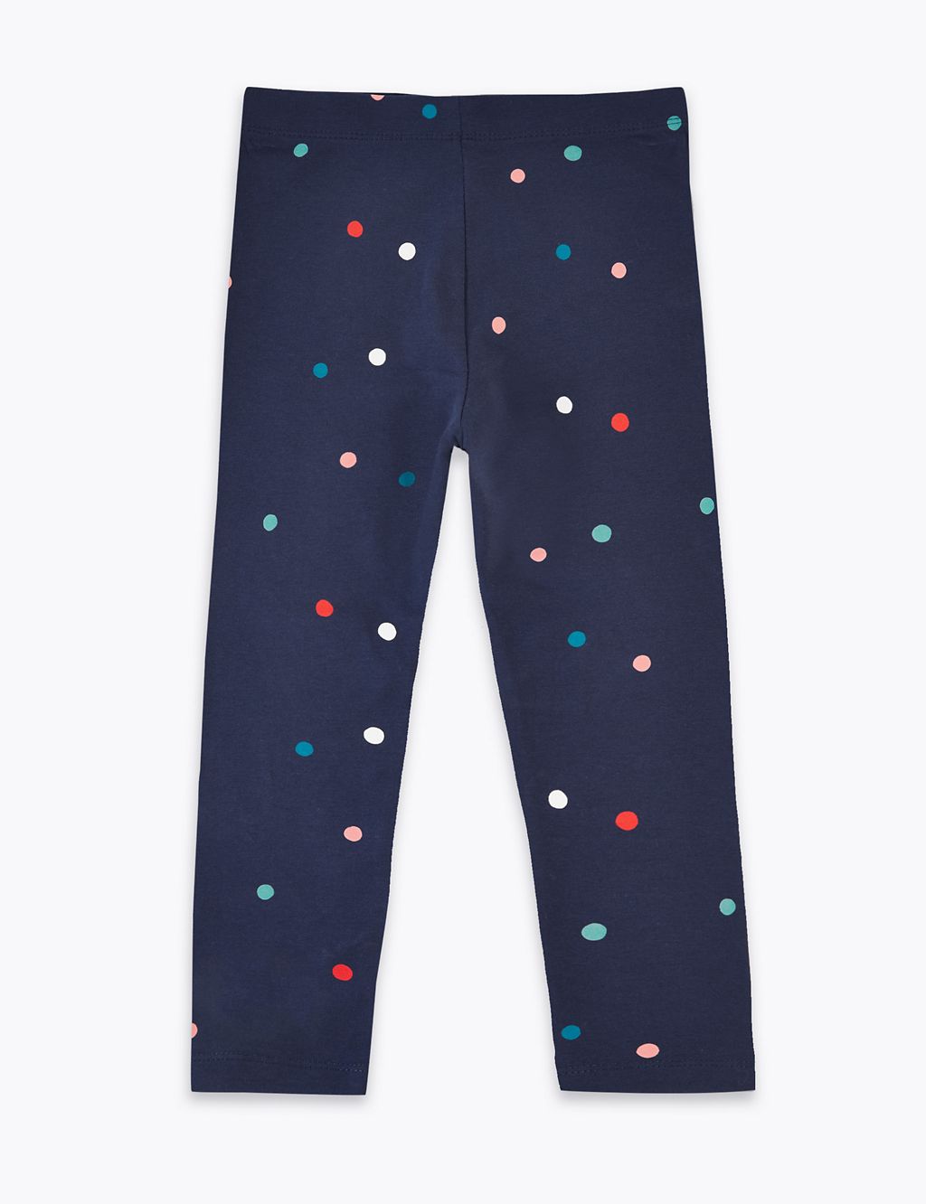 Cotton Spot Print Leggings (3 Months - 7 Years) 1 of 5