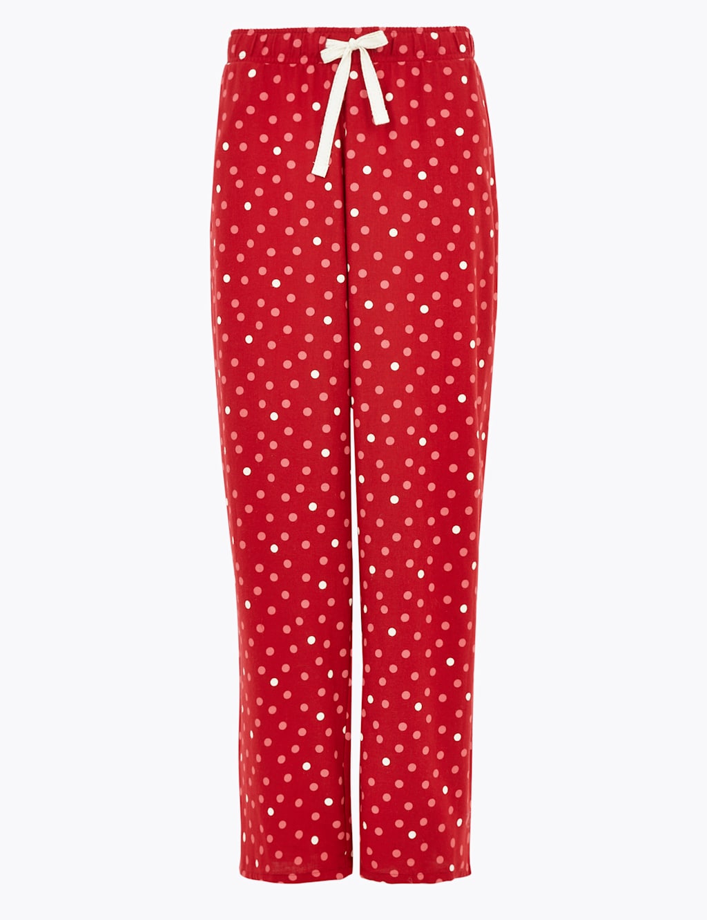 Cotton Spot Print Pyjama Bottoms M&S Collection M&S