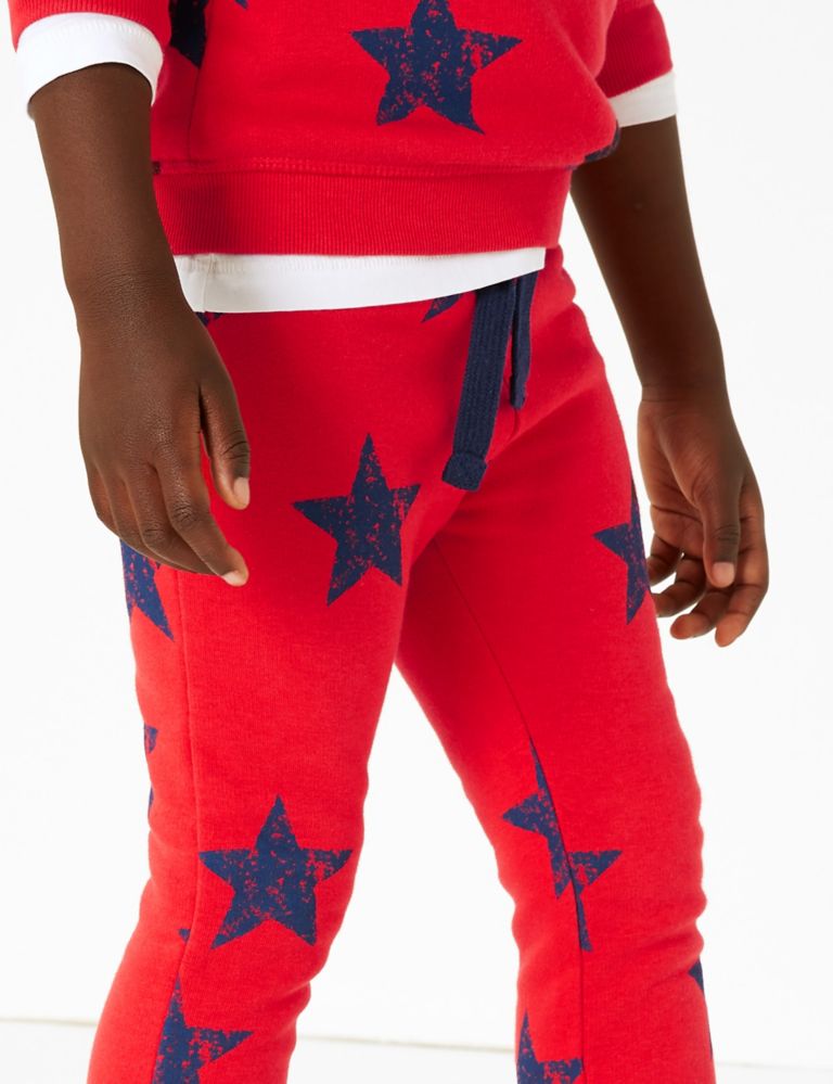 Cotton Star Print Joggers (3 Months - 7 Years) 3 of 5