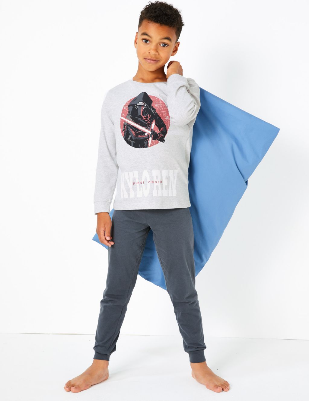 Cotton Star Wars™ Kylo Ren Print Pyjama Set (5-14 Years) | M&S