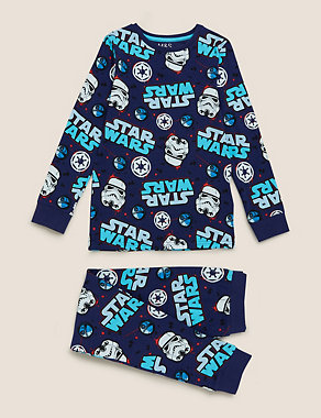 Cotton Star Wars™ Pyjamas (5-14 Yrs) Image 2 of 5