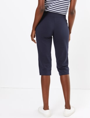 m&s ladies cropped joggers