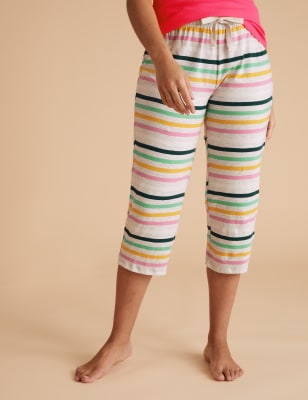 cropped pyjama bottoms