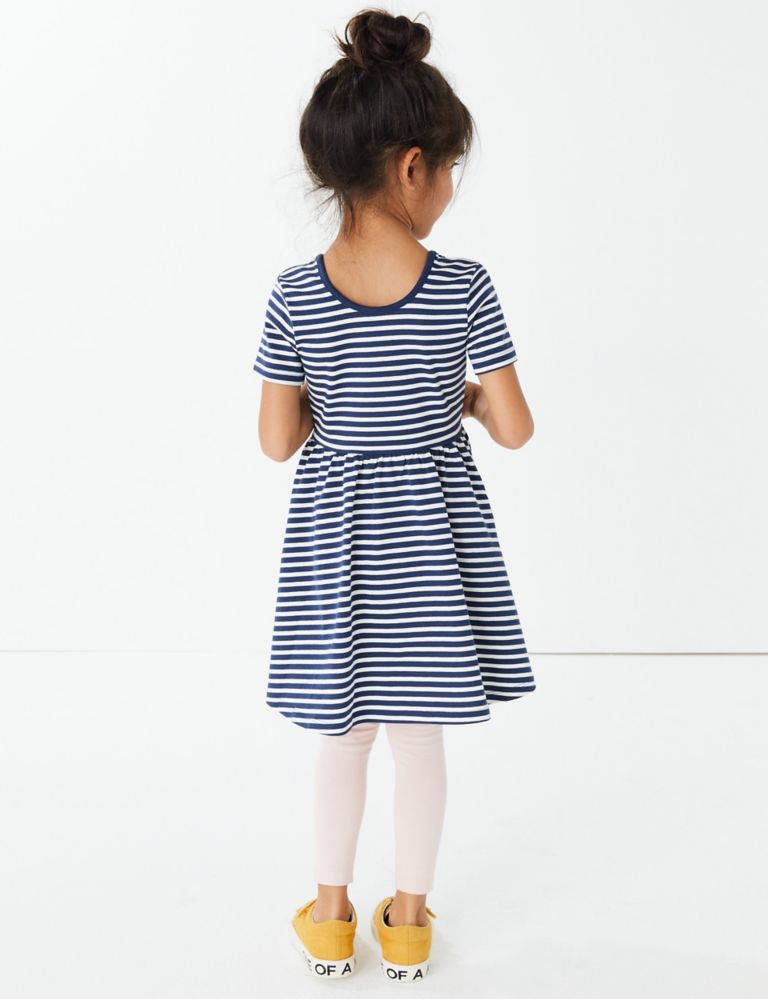 Cotton Striped Dress (3 Months - 7 Years) 4 of 4