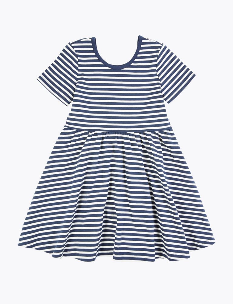 Cotton Striped Dress (3 Months - 7 Years) 2 of 4