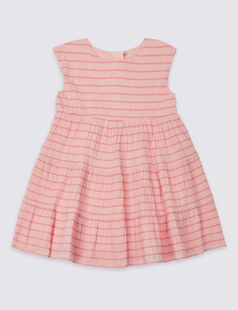 Cotton Striped Dress with Stretch (3 Months - 7 Years) 2 of 3