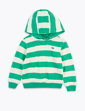 Cotton Striped Hoodies (2-7 Yrs) Image 2 of 4