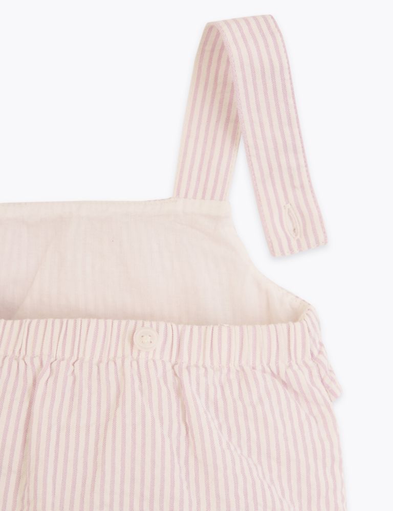 Cotton Striped Romper (7lbs - 12 Mths) 3 of 3