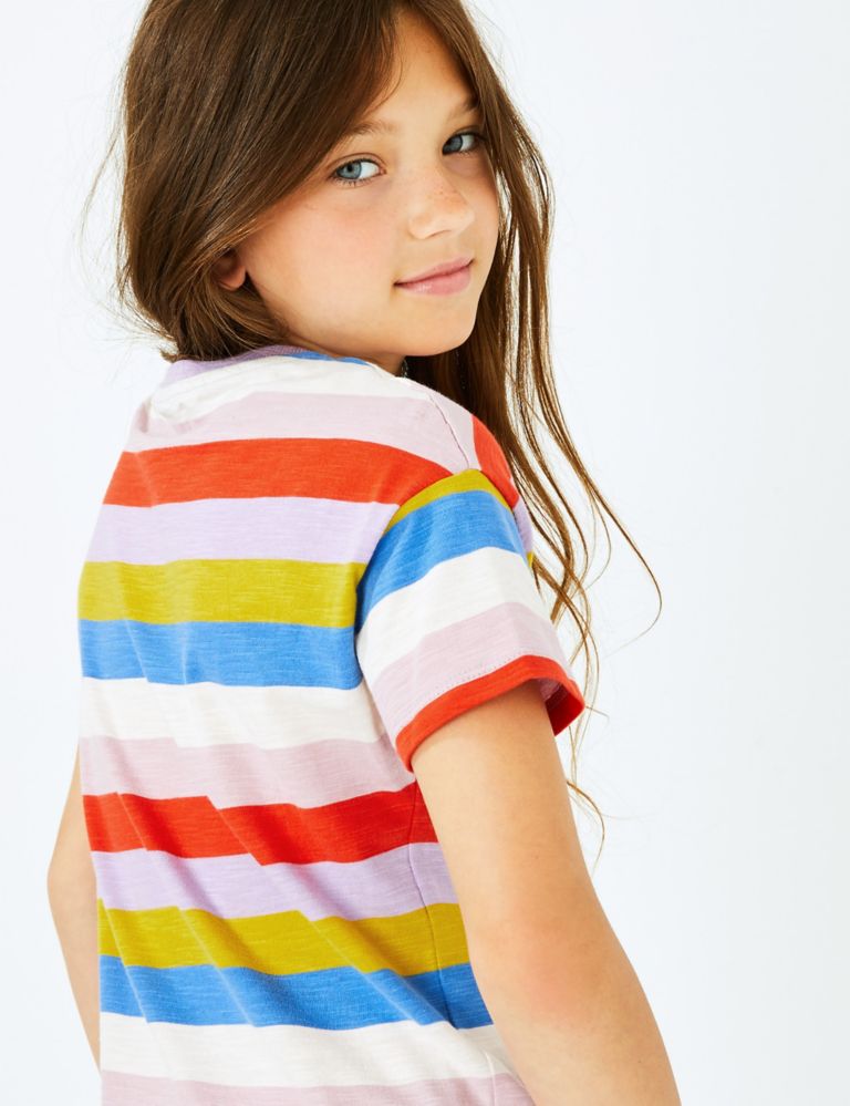 Cotton Striped T-Shirt (3-16 Years) 4 of 4
