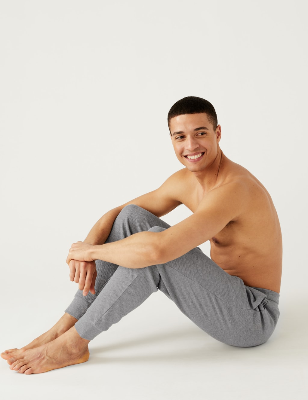 Cotton Supersoft Waffle Loungewear Bottoms 5 of 5