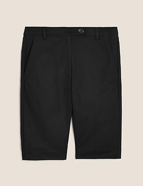 Cotton Tailored Chino Shorts Image 2 of 6