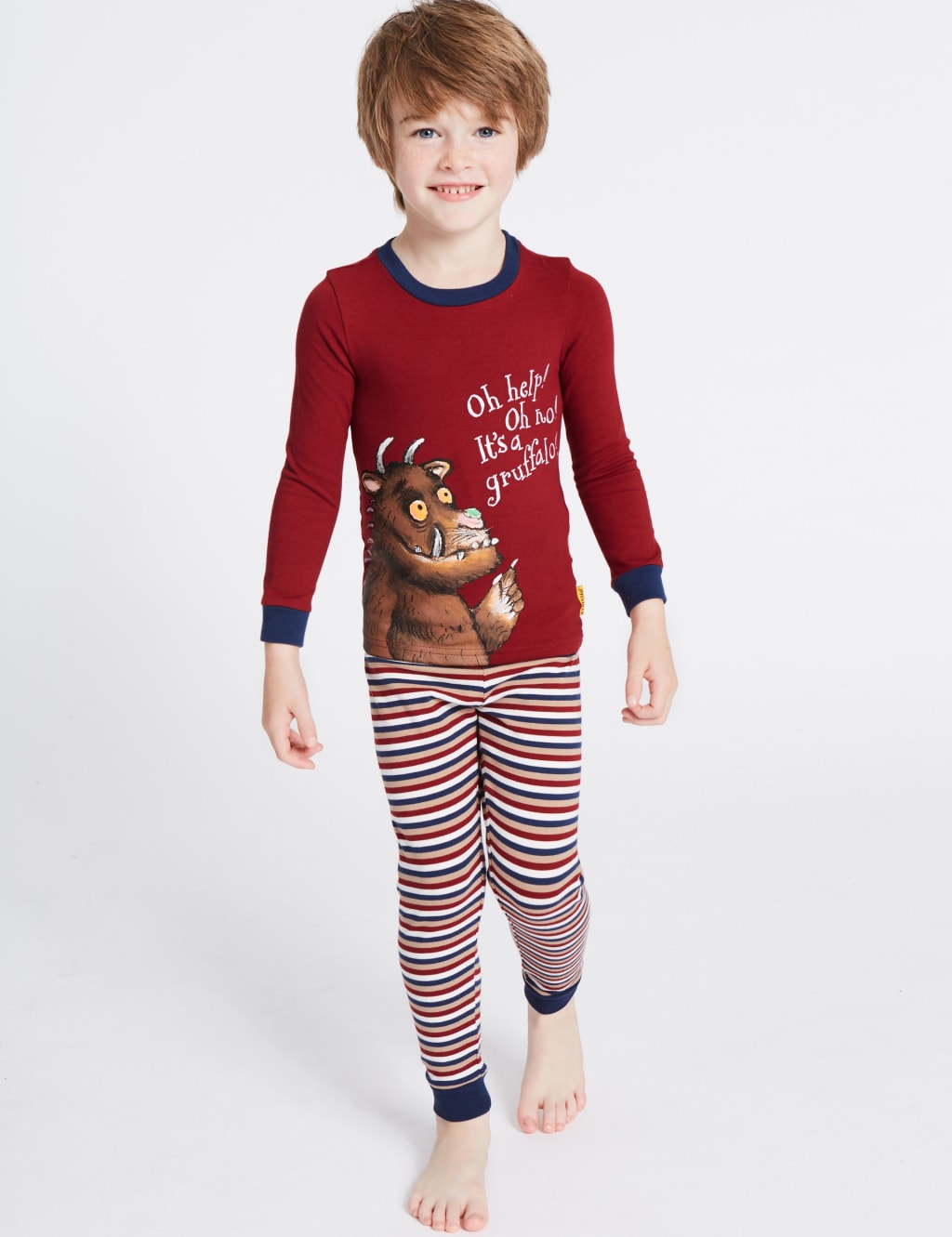 Cotton The Gruffalo™ Pyjamas with Stretch (18 Years) M&S