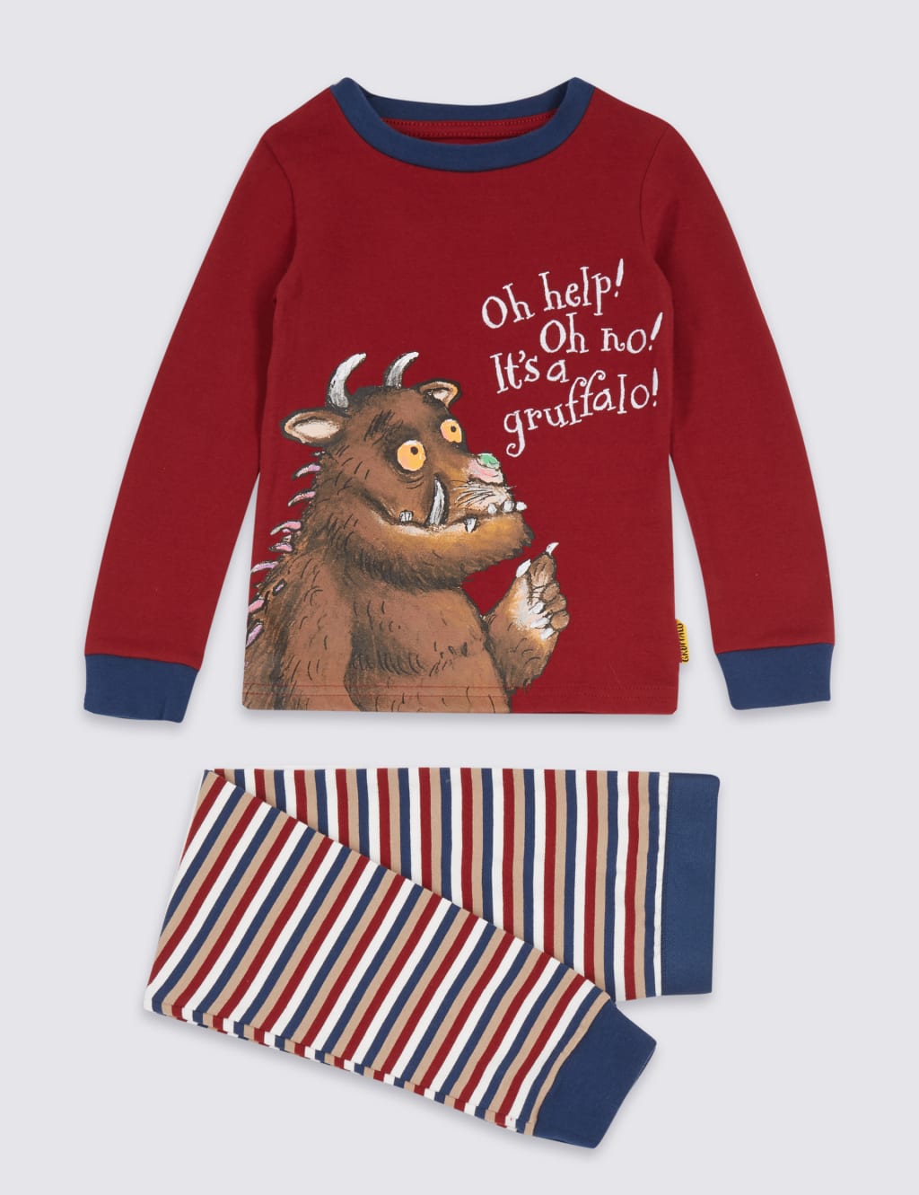 Cotton The Gruffalo™ Pyjamas with Stretch (18 Years) M&S