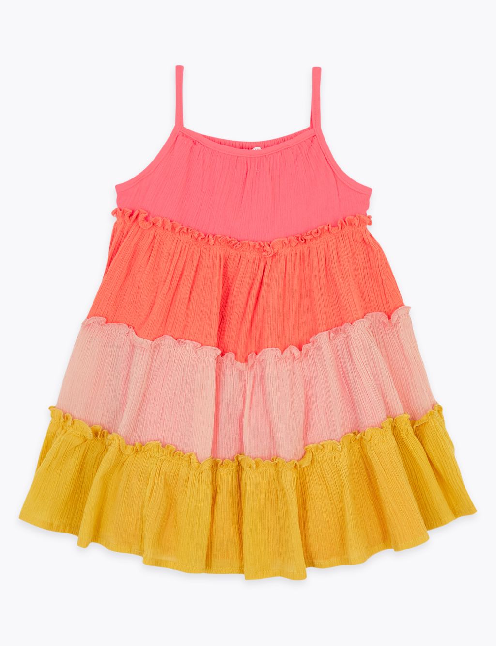 Cotton Tiered Dress (2-7 Yrs) 1 of 4