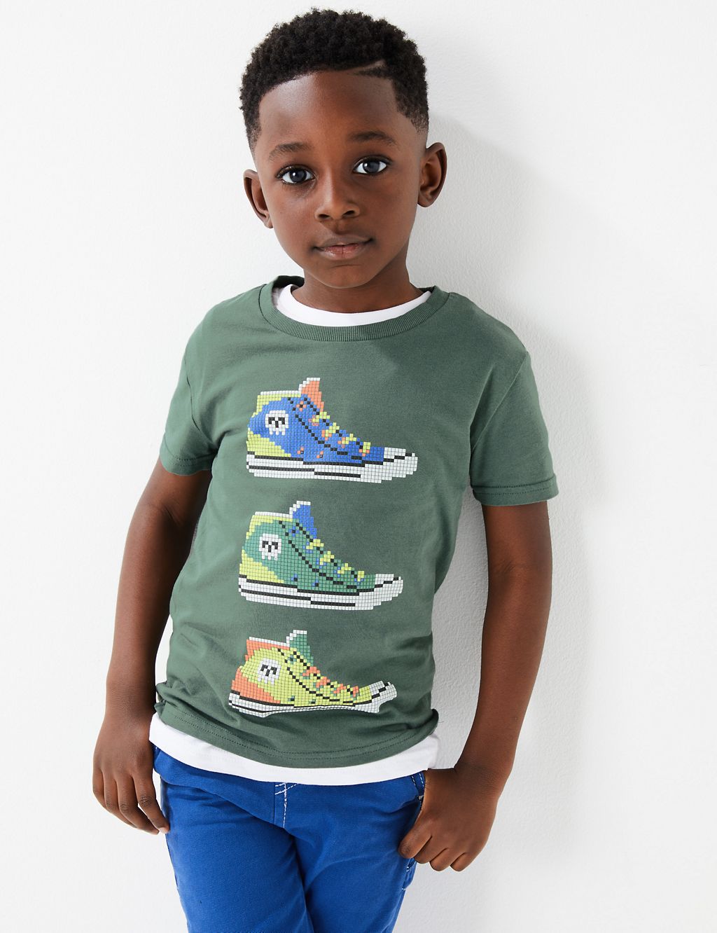 Cotton Trainer Design T-Shirt (2-7 Years) 3 of 4