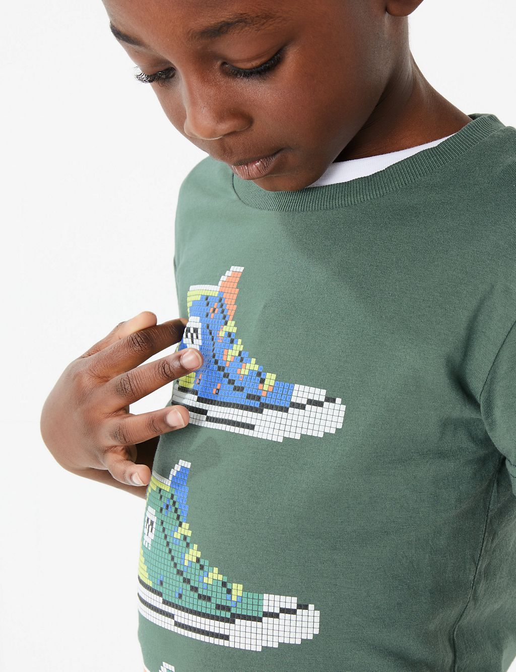 Cotton Trainer Design T-Shirt (2-7 Years) 2 of 4