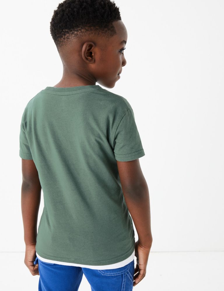Cotton Trainer Design T-Shirt (2-7 Years) 4 of 4