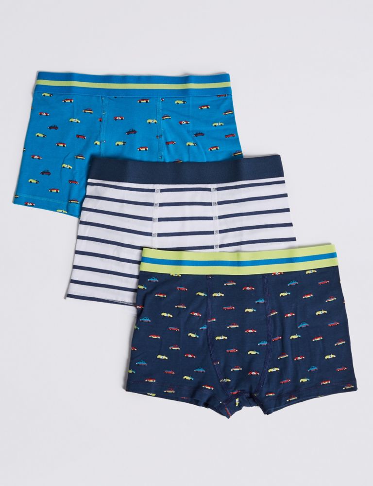 Cotton Trunks with Stretch (18 Months - 16 Years) 2 of 2