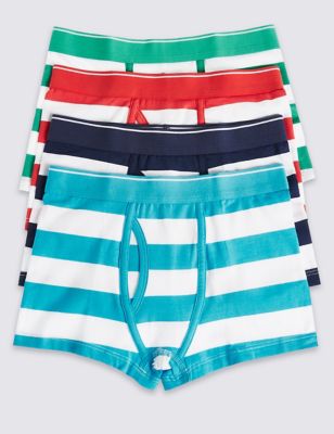 Cotton Trunks with Stretch (2-16 Years) Image 1 of 2