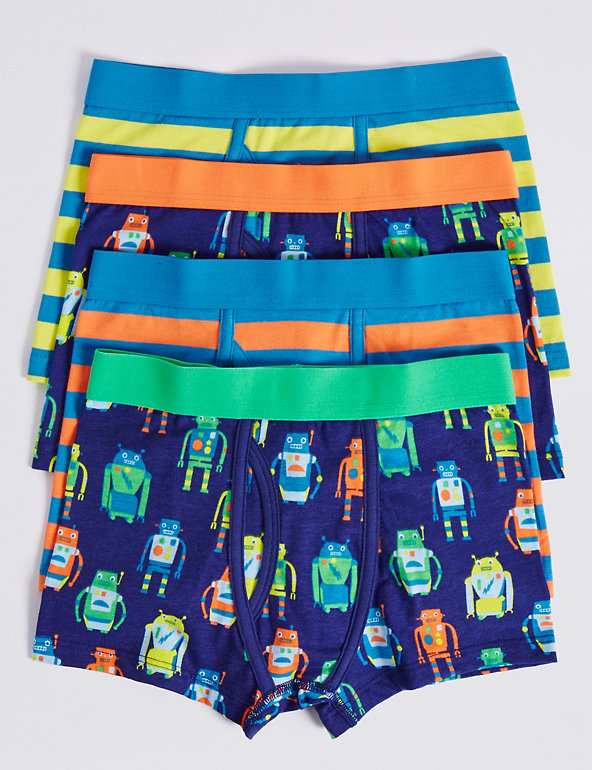 Cotton Trunks with Stretch (2 Years - 8 Years) Image 1 of 2