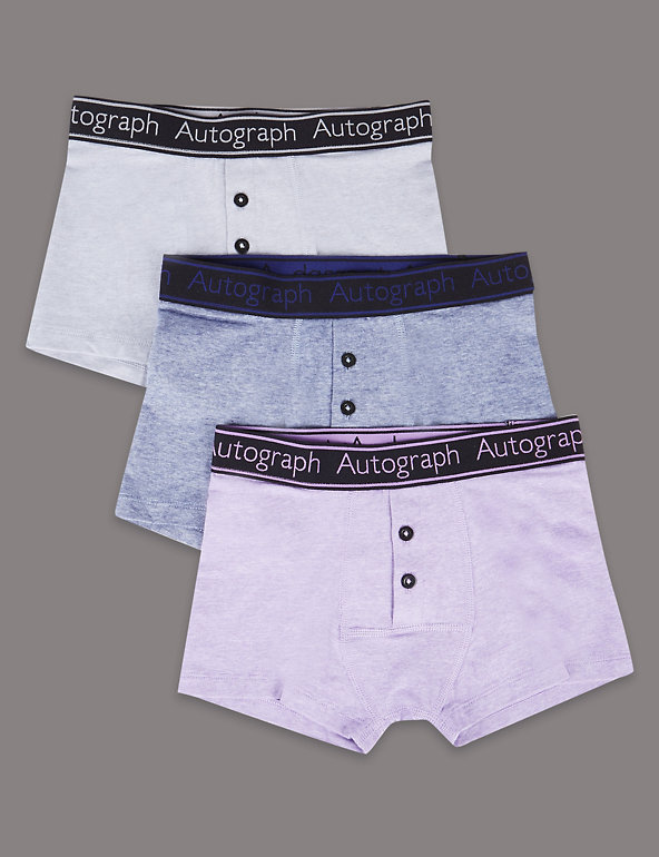 Cotton Trunks with Stretch (6-16 Years) Image 1 of 2
