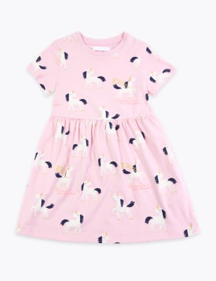 m and s unicorn dress