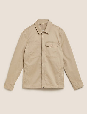 Cotton Utility Jacket | M&S Collection | M&S