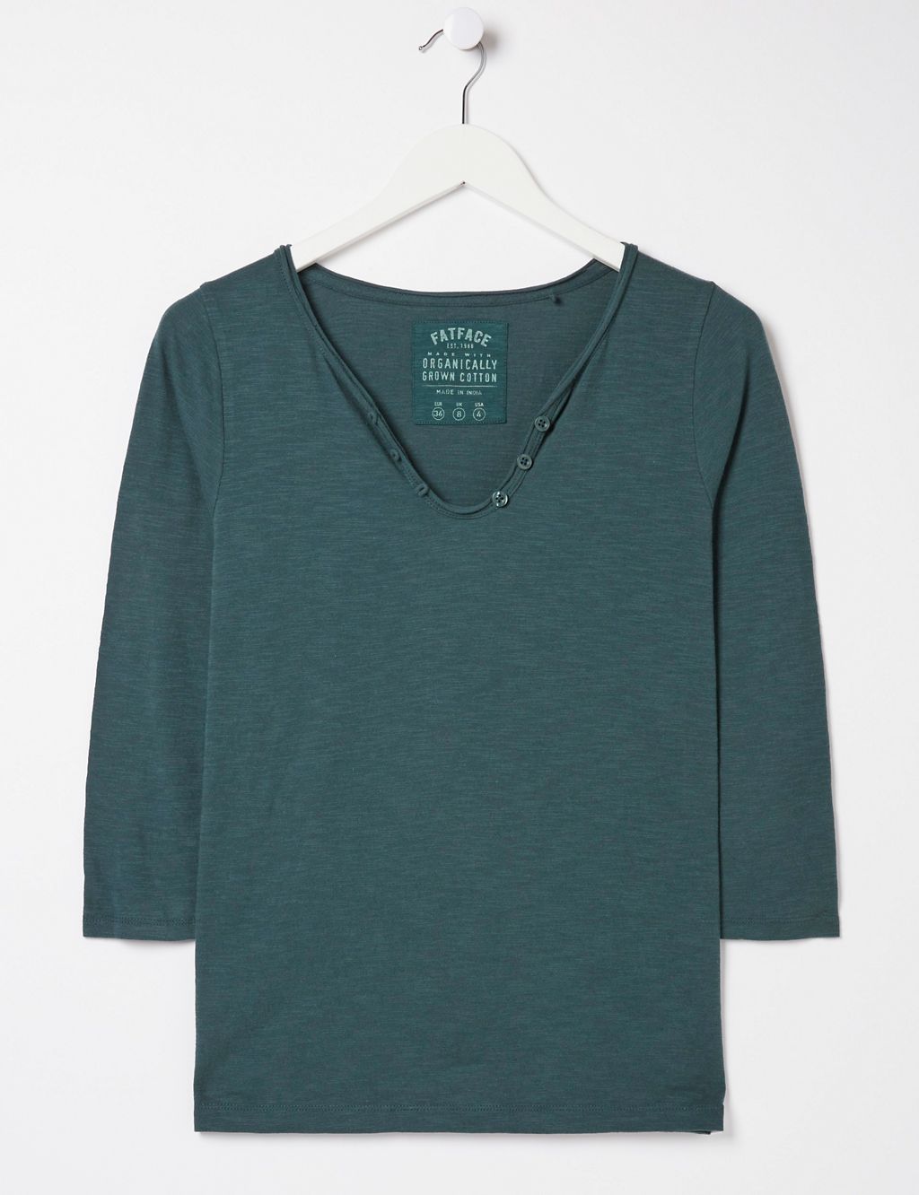 Cotton V-Neck Top 1 of 5
