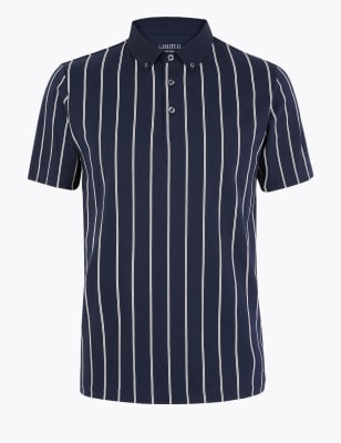 Mens striped polo shirts uk sale