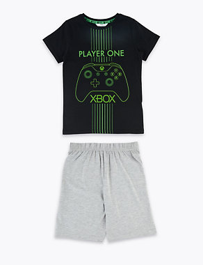 Cotton Xbox™ Short Pyjama Set (6-16 Yrs) Image 2 of 4