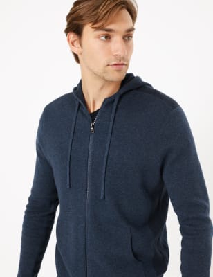 knitted zip up