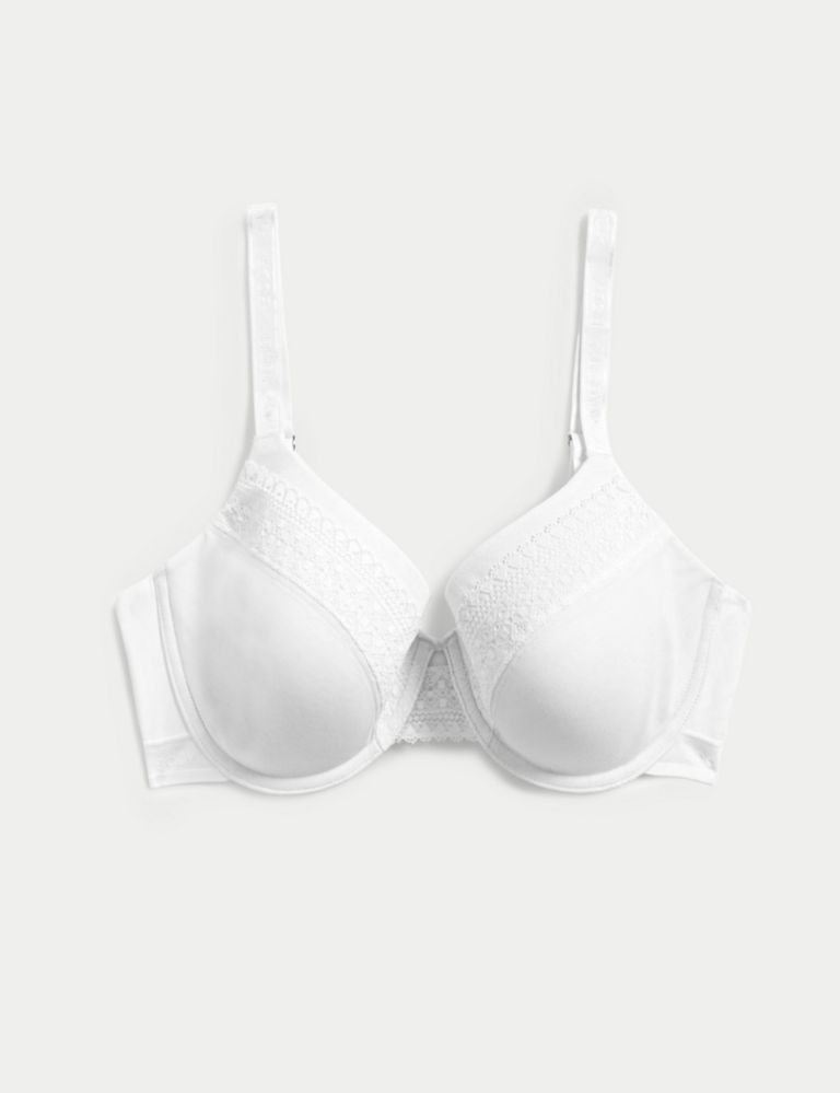Cotton with Cool Comfort™ Wired T-Shirt Bra A-E 1 of 3