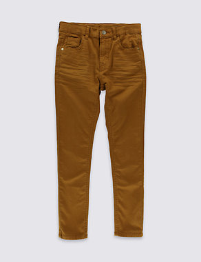 Cotton with Stretch Skinny Fit Jeans (5-14 Years) Image 2 of 3