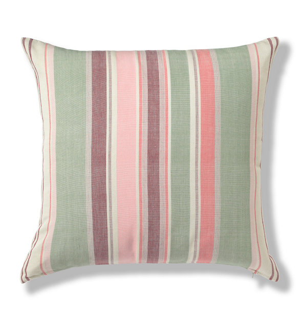 Country Garden Striped Cushion Image 1 of 2
