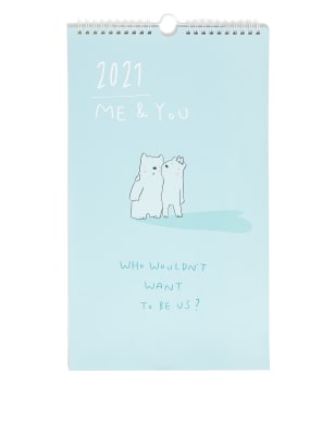 Couple S 21 Illustrated Calendar Medium M S