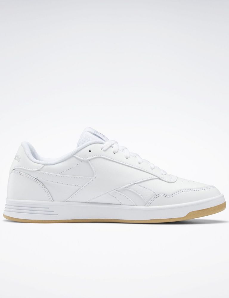 Court Advance Leather Lace Up Trainers 5 of 6