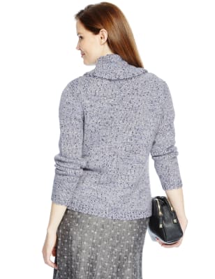 Cowl neck jumper marks hotsell and spencer