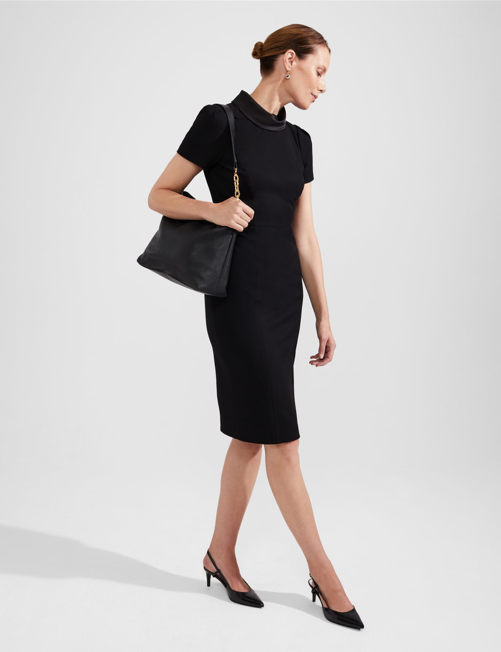 Cowl shift dress store