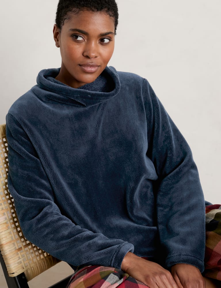 Cowl Neck Sweatshirt
