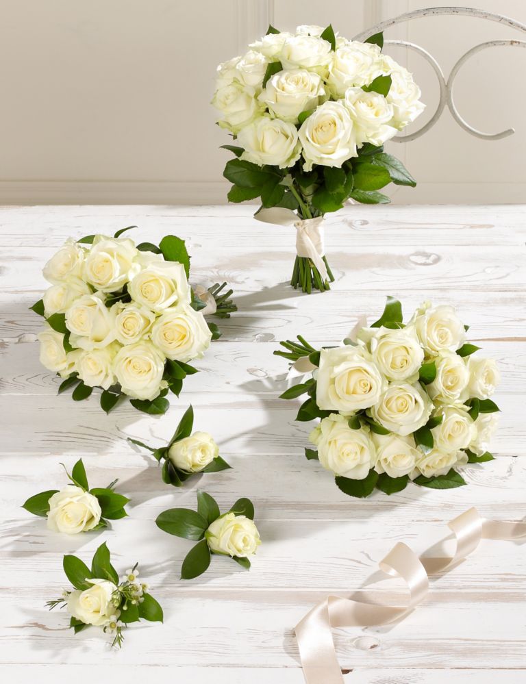 Creamy-white Luxury Rose Wedding Flowers - Collection 2 1 of 1