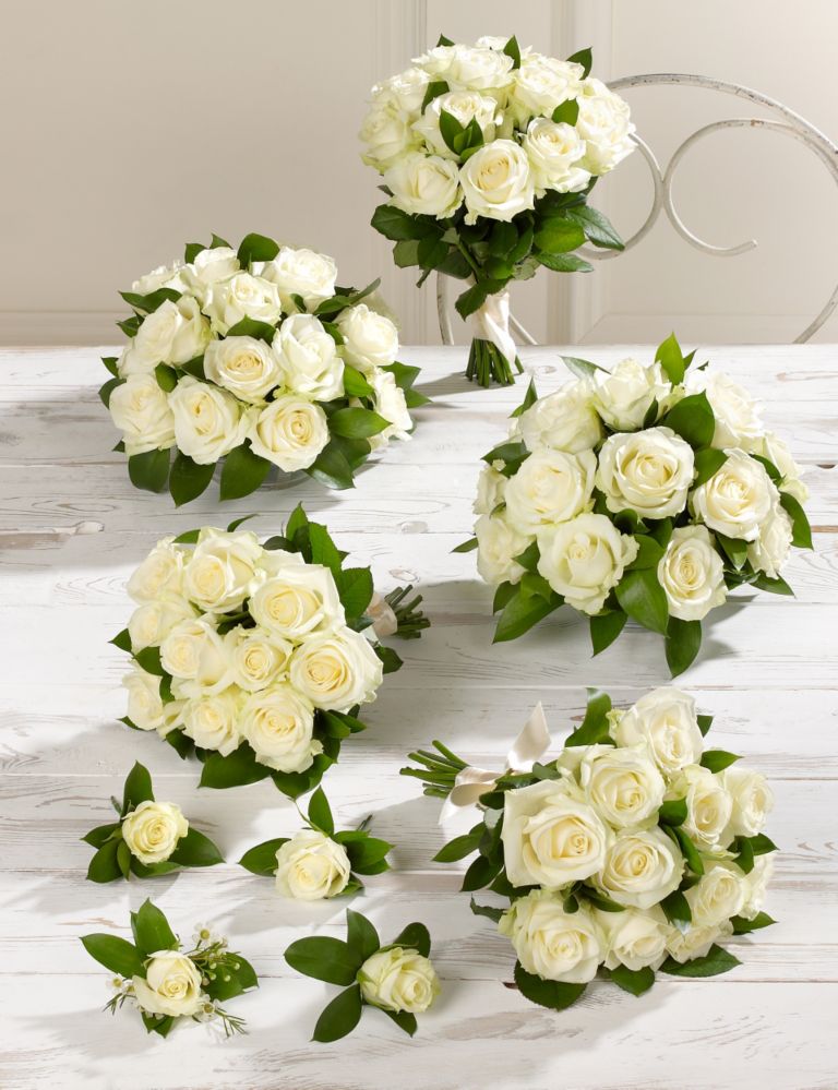 Creamy-white Luxury Rose Wedding Flowers - Collection 3 1 of 1