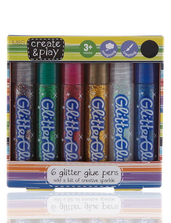 Create & Play Glitter Glue Pen Set Image 1 of 2