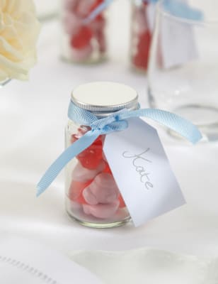 Create Your Own Percy Piglets™ Wedding Favours with Blue Ribbons - Pack of  25