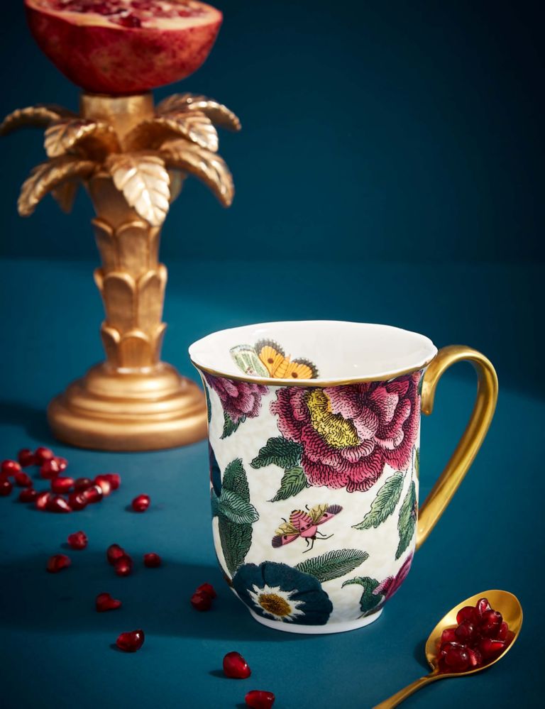 Creatures of Curiousity Floral Mug 1 of 3